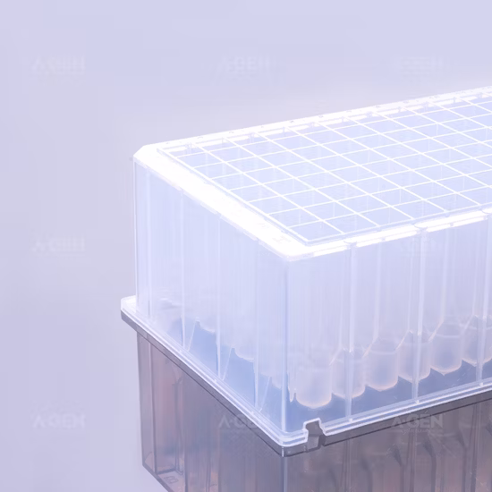 High Chemical Stability V Bottom 120UL Plastic Lab Consumables Sterile Low Retention 384 PP Square Deep Well Plate